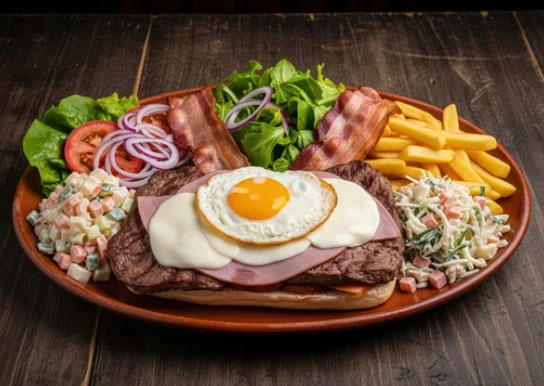 Chivito al plato
