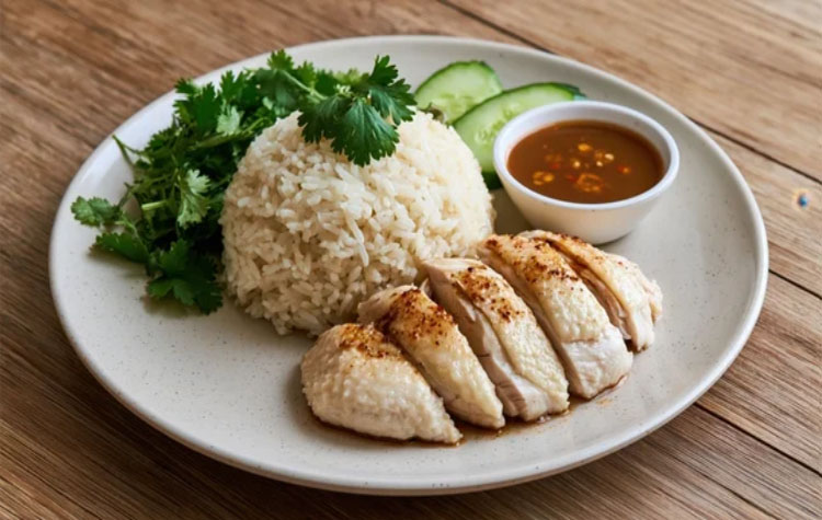 Hainanese Chicken Ricea(海南鶏飯)